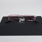 pd- Grapefruit Pink Glasses with Diamonds Cut