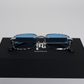 pd- Blue Glasses with Diamonds Cut